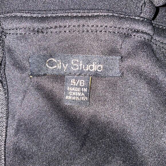 Black Bodycon Dress with Rhinestones - Picture 3 of 3